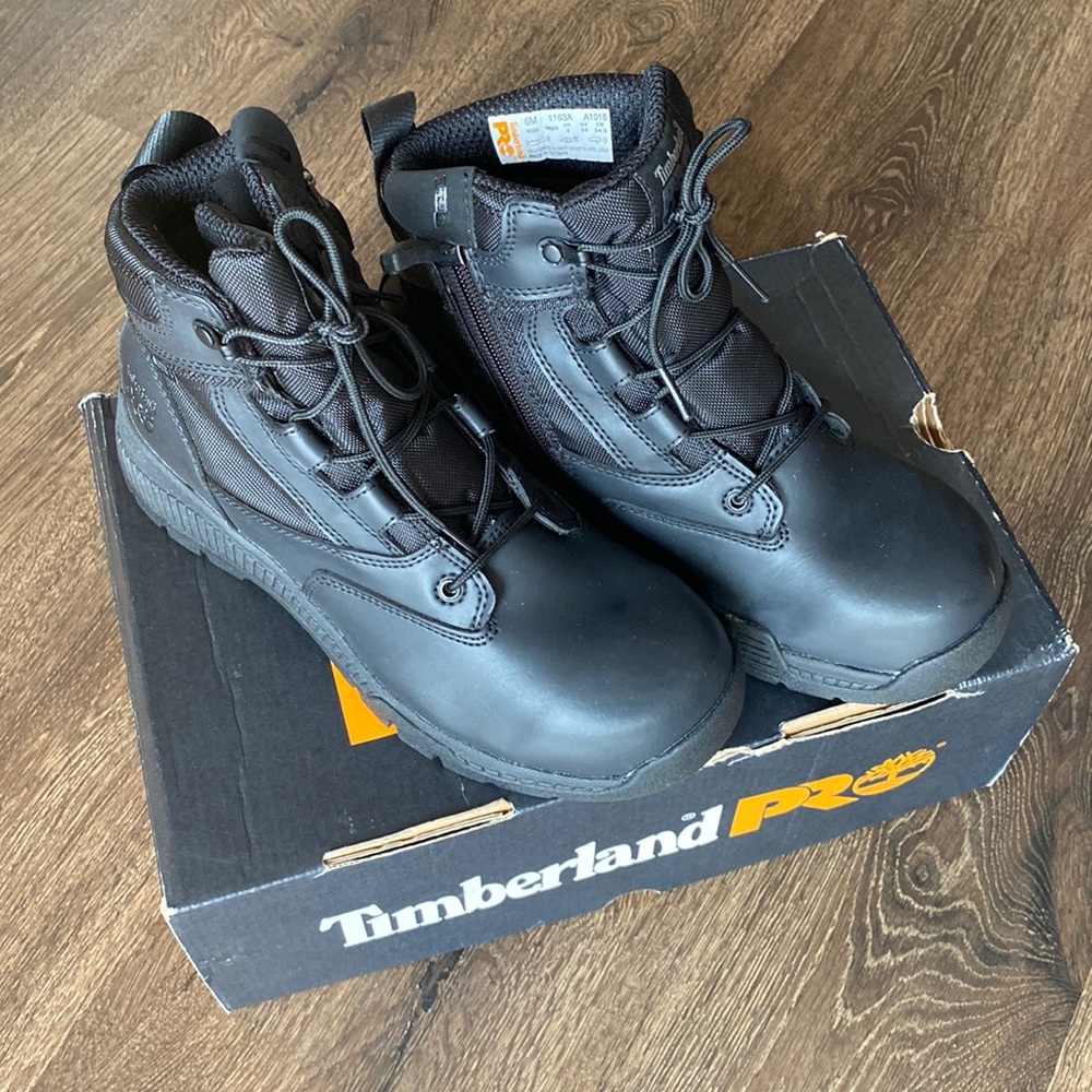 Timberland Pro - Mens 6 In Valor Duty Ct Wp Zip Shoe main image 1